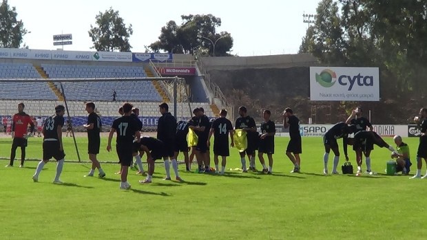 Πρωινή προπόνηση (ολοκληρώθηκε η προετοιμασία για Νέα Σαλαμίνα)