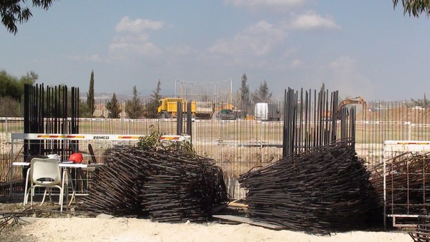 Νέες εικόνες με τις εργασίες για το γήπεδο Νέες εικόνες με τις εργασίες για το γήπεδο
