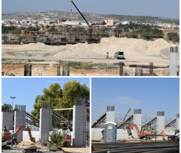 Νέες εικόνες με τις εργασίες για το γήπεδο Νέες εικόνες με τις εργασίες για το γήπεδο