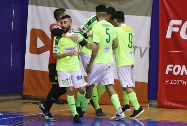 AEK FUTSAL: Άνετη νίκη στην Αθηαίνου