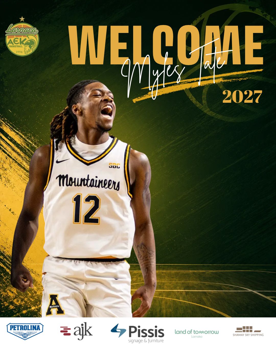 Πετρολίνα ΑΕΚ: Υπέγραψε ο Myles Tate  