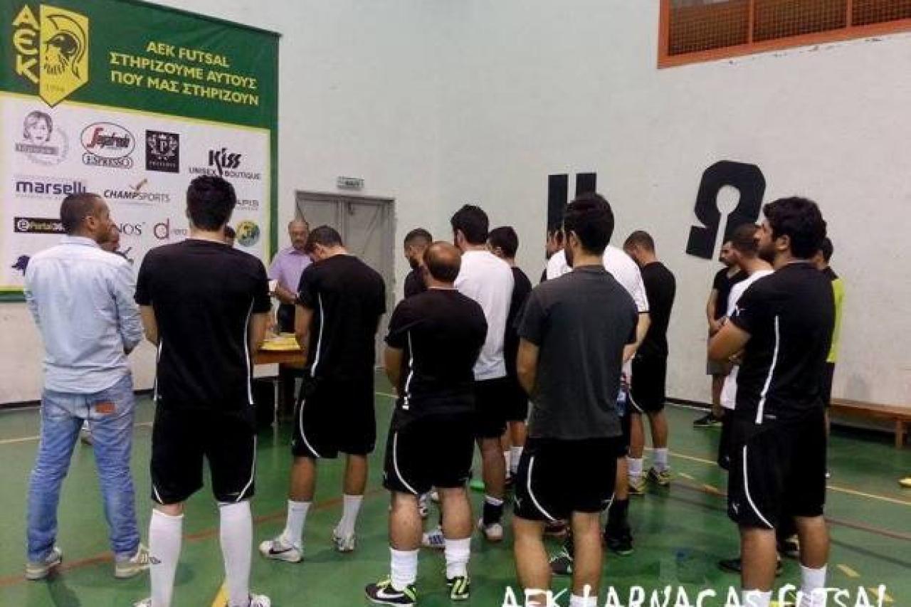 AEK FUTSAL: Φιλική ισοπαλία στα Λατσιά