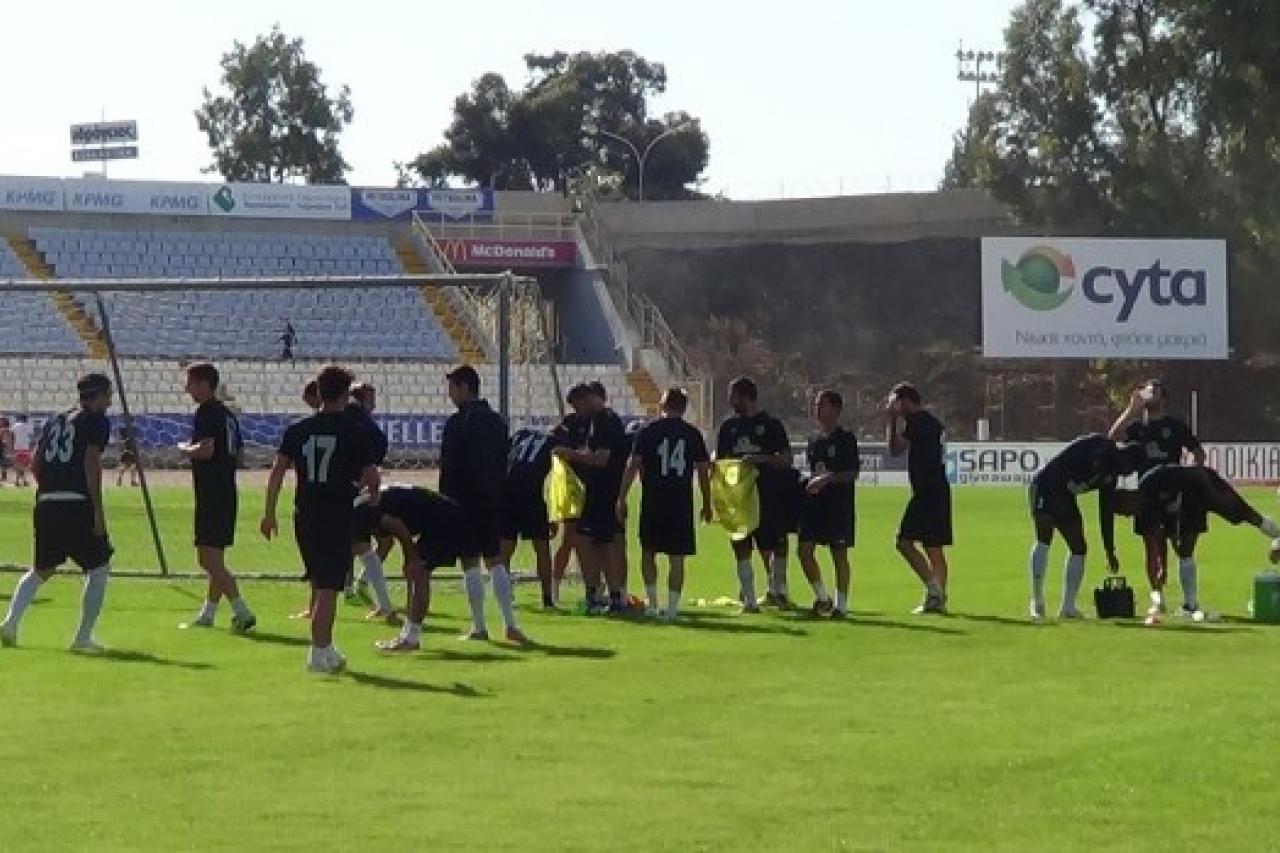Πρωινή προπόνηση (ολοκληρώθηκε η προετοιμασία για Νέα Σαλαμίνα)