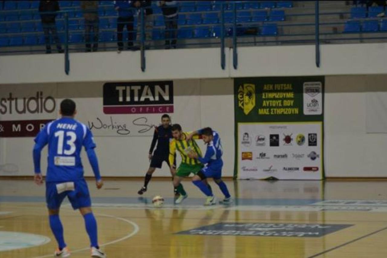 ΑΕΚ FUTSAL: Ήττα από την Ανόρθωση