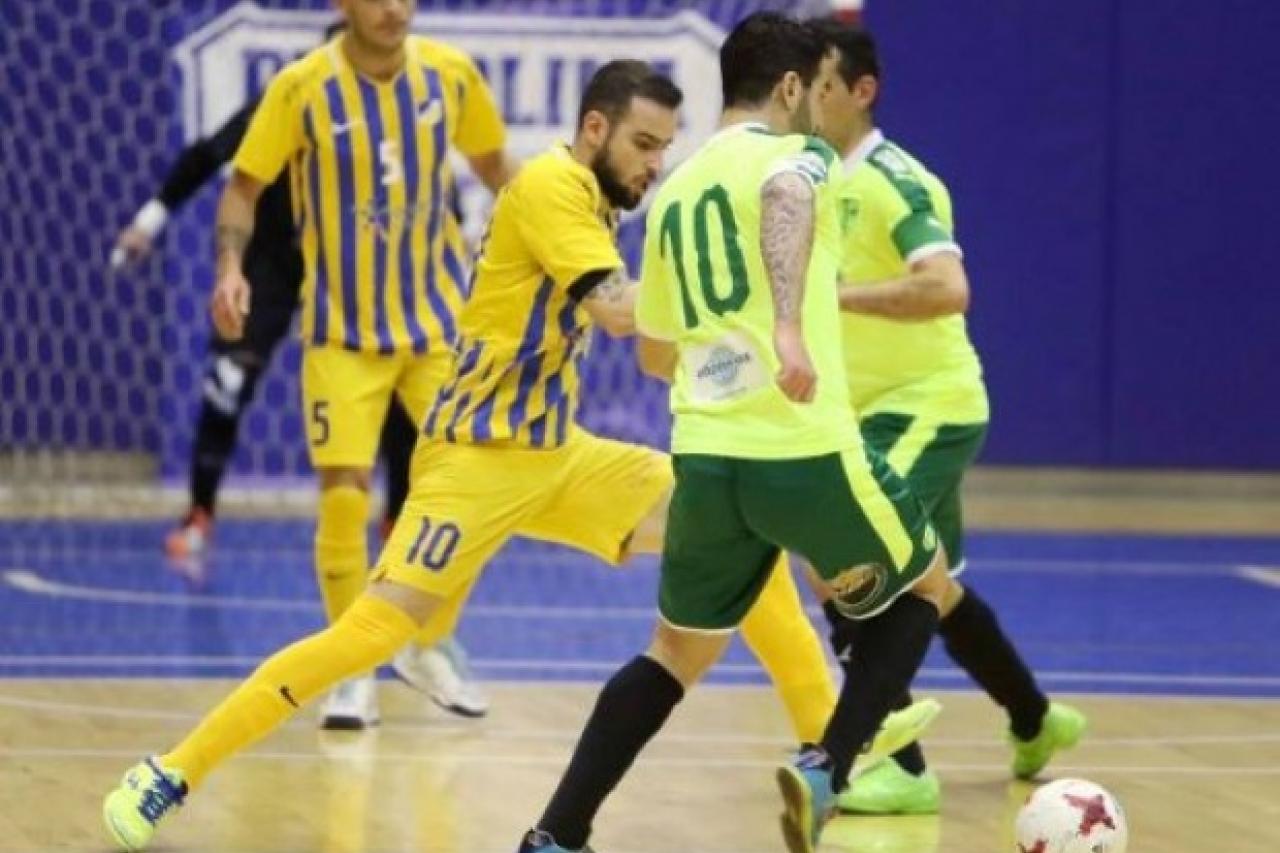 AEK FUTSAL: Ισοπαλία στον πρώτο ημιτελικό και η πρόκριση κρίνεται στο Κίτιον