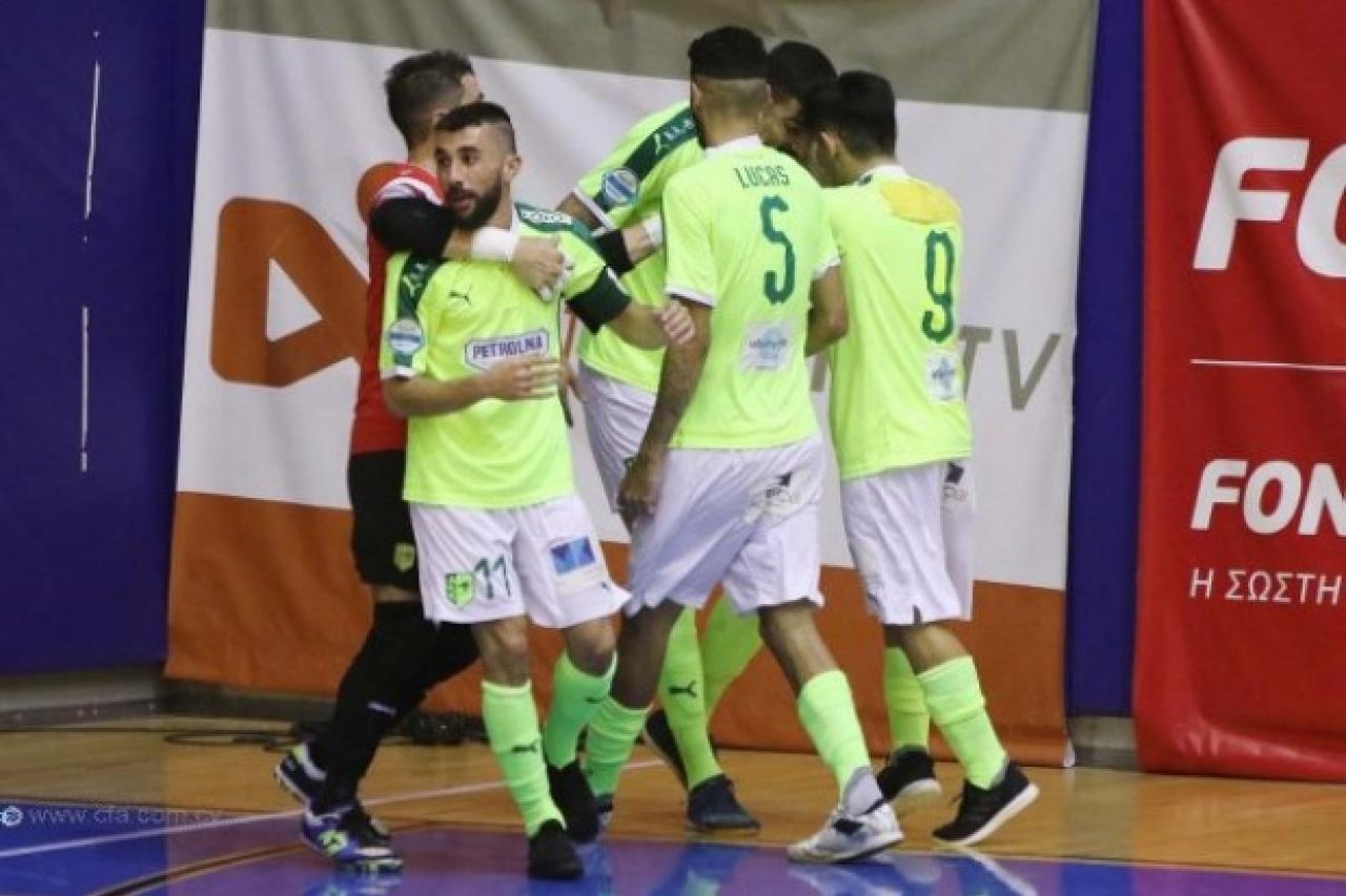 AEK FUTSAL: Άνετη νίκη στην Αθηαίνου