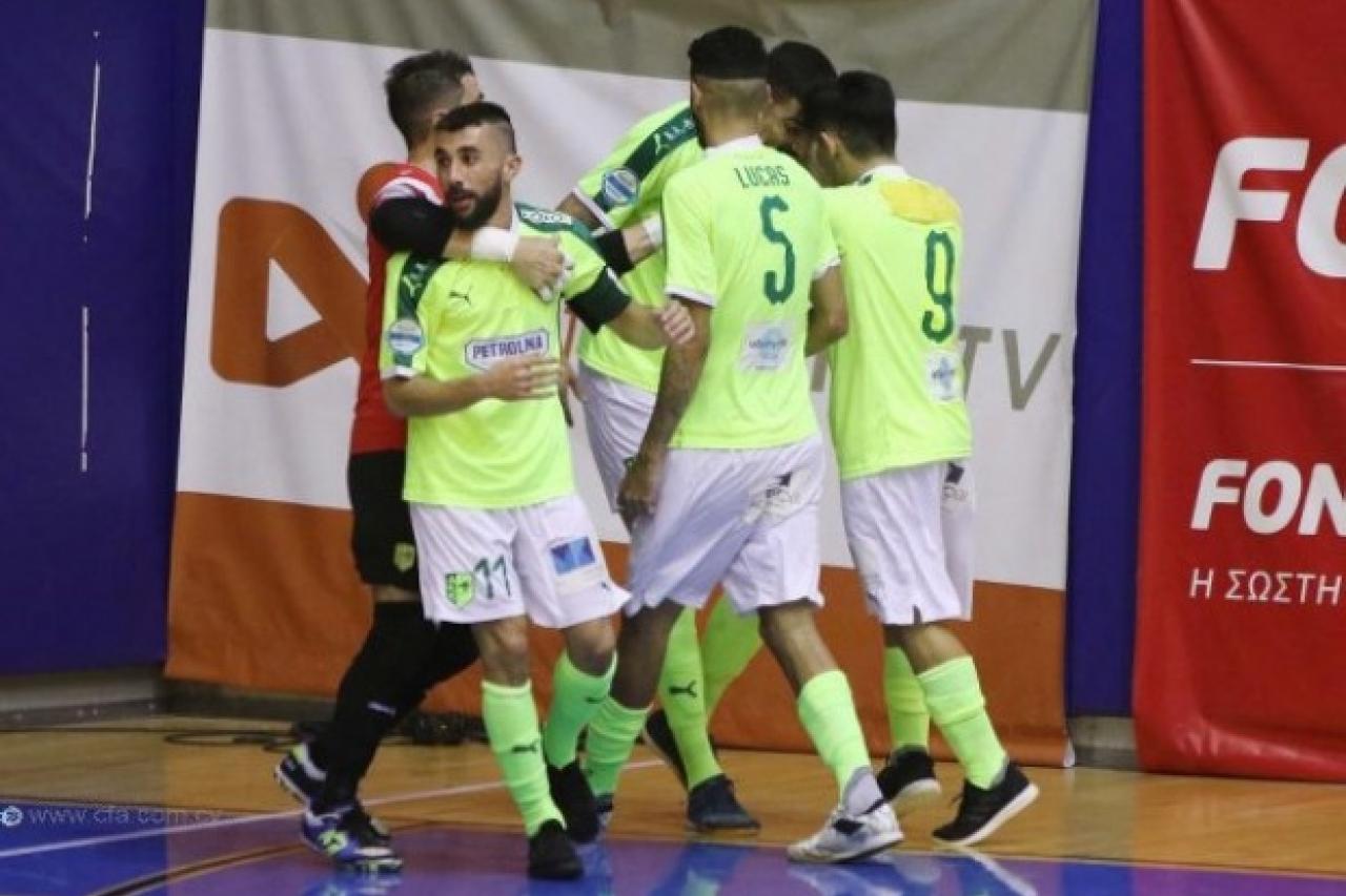 AEK FUTSAL: Άνετη νίκη στην Αθηαίνου