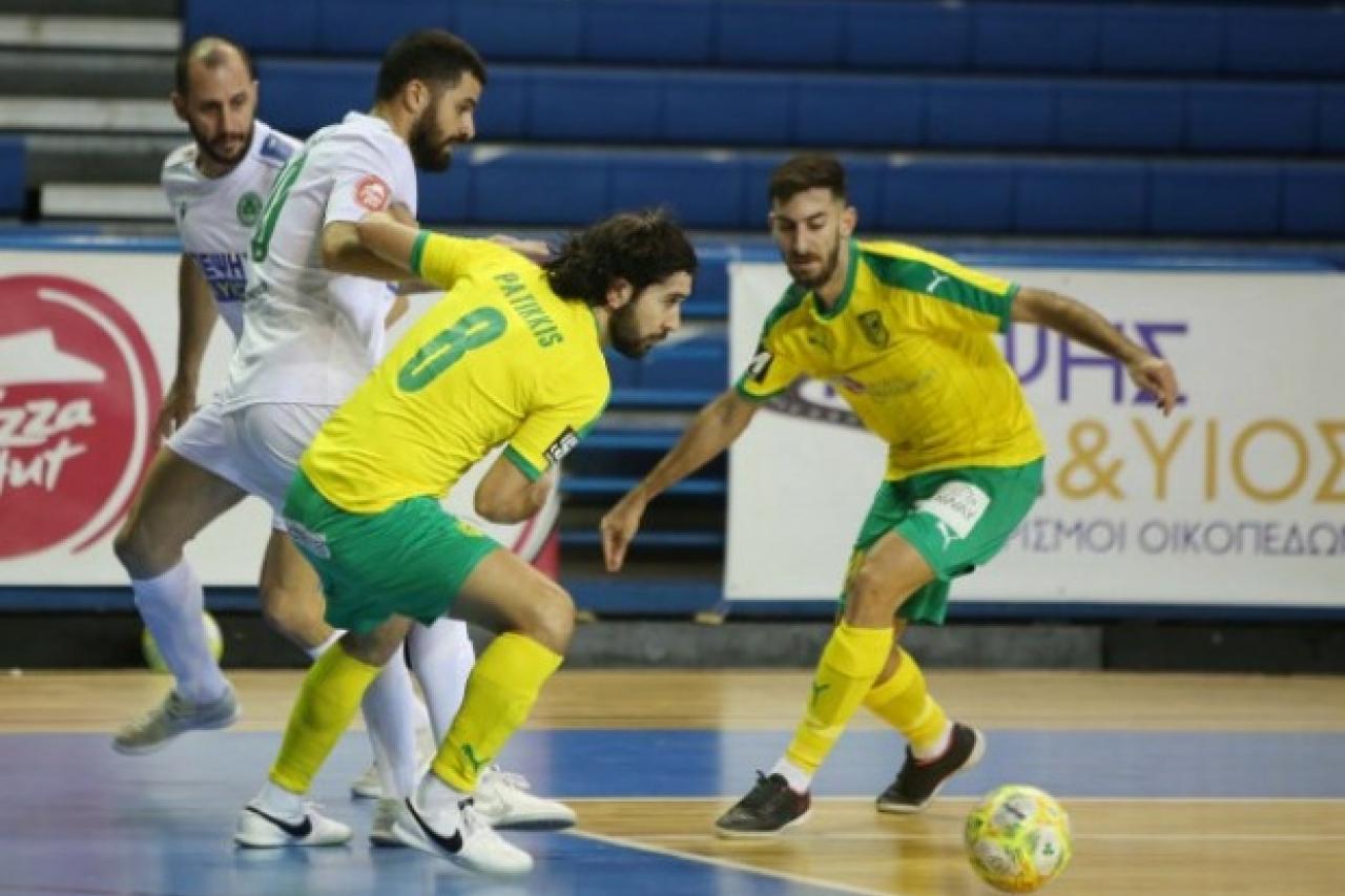 AEK FUTSAL: Ανταγωνιστική εικόνα και ήττα στο τέλος